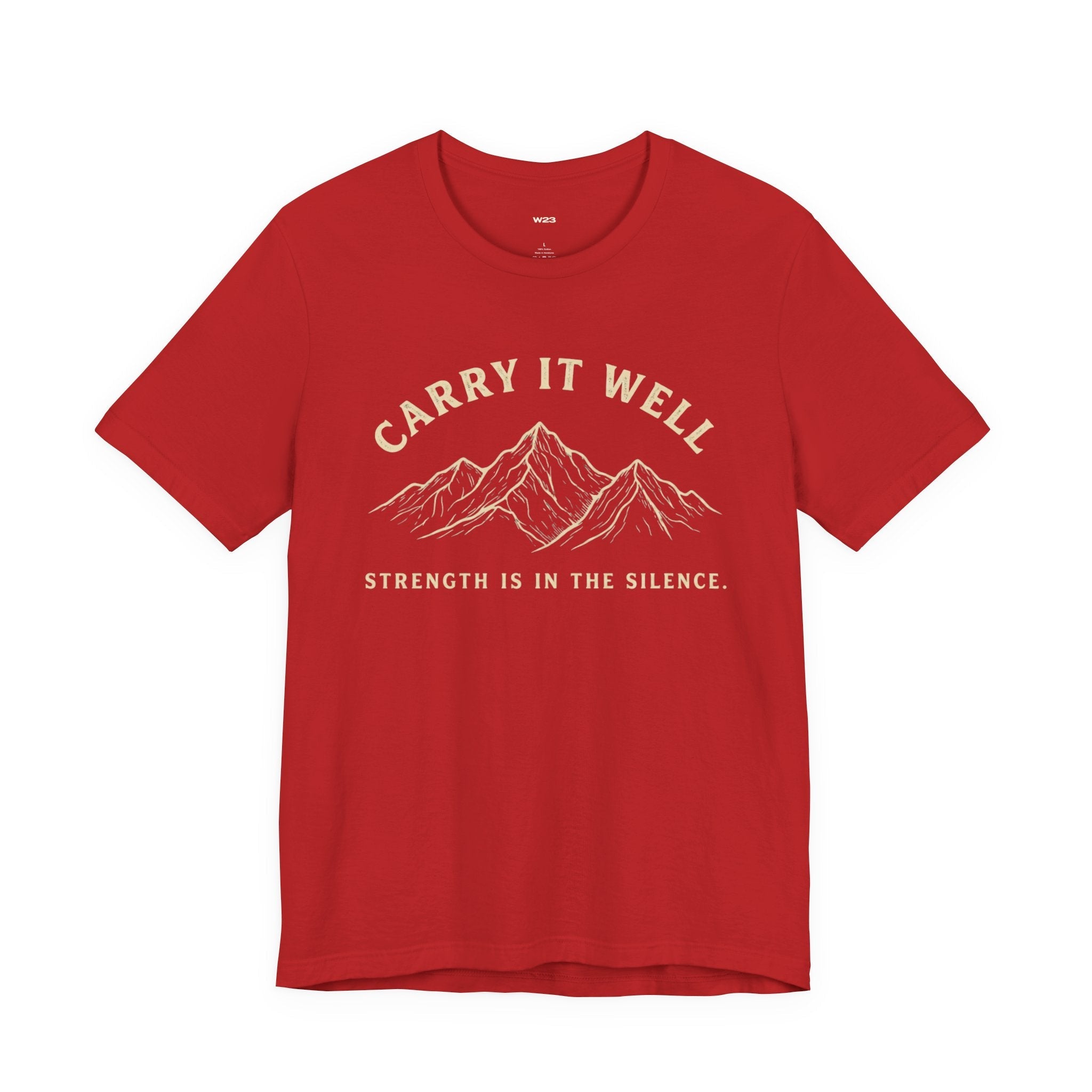 Carry It Well Tee — Mountain Strength Graphic T-Shirt | Wear Your Worship