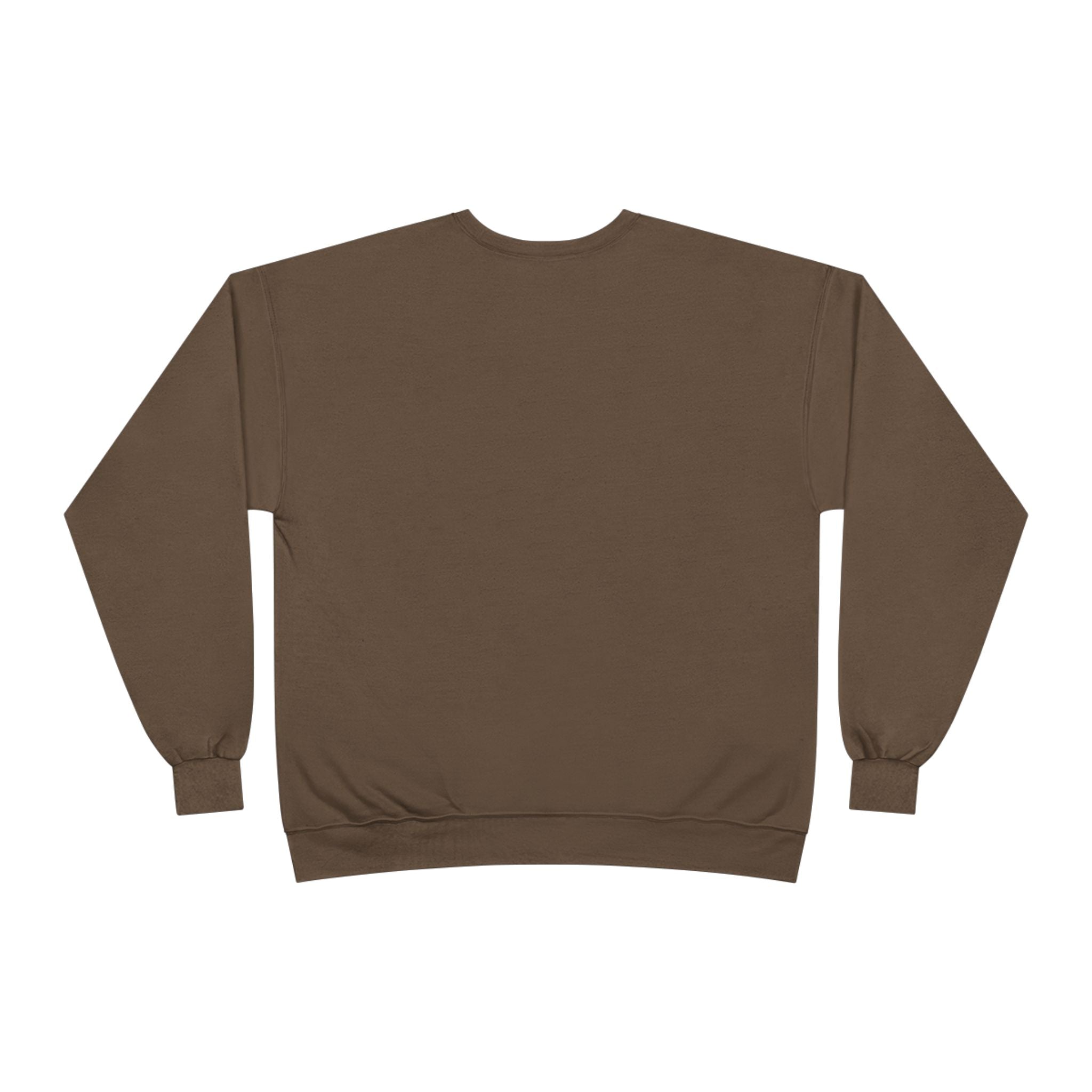 Jesus Crown Crewneck Sweatshirt — Gold Script Inspirational Pullover