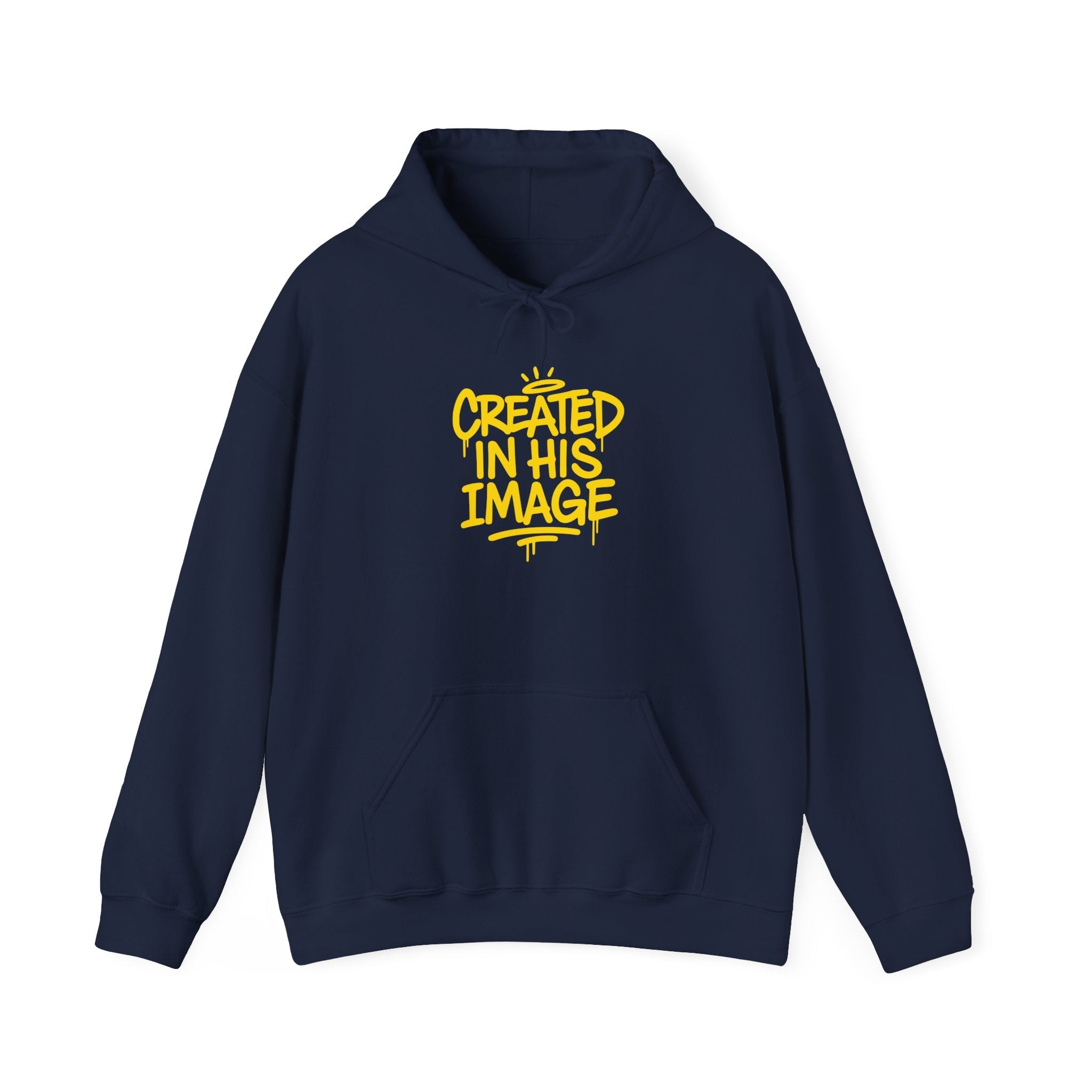 Created In His Image Hoodie — Genesis 1:27 Inspirational Pullover