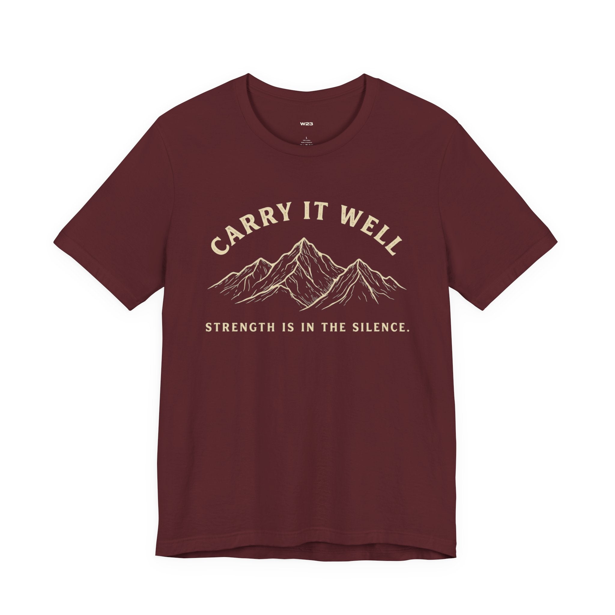 Carry It Well Tee — Mountain Strength Graphic T-Shirt | Wear Your Worship