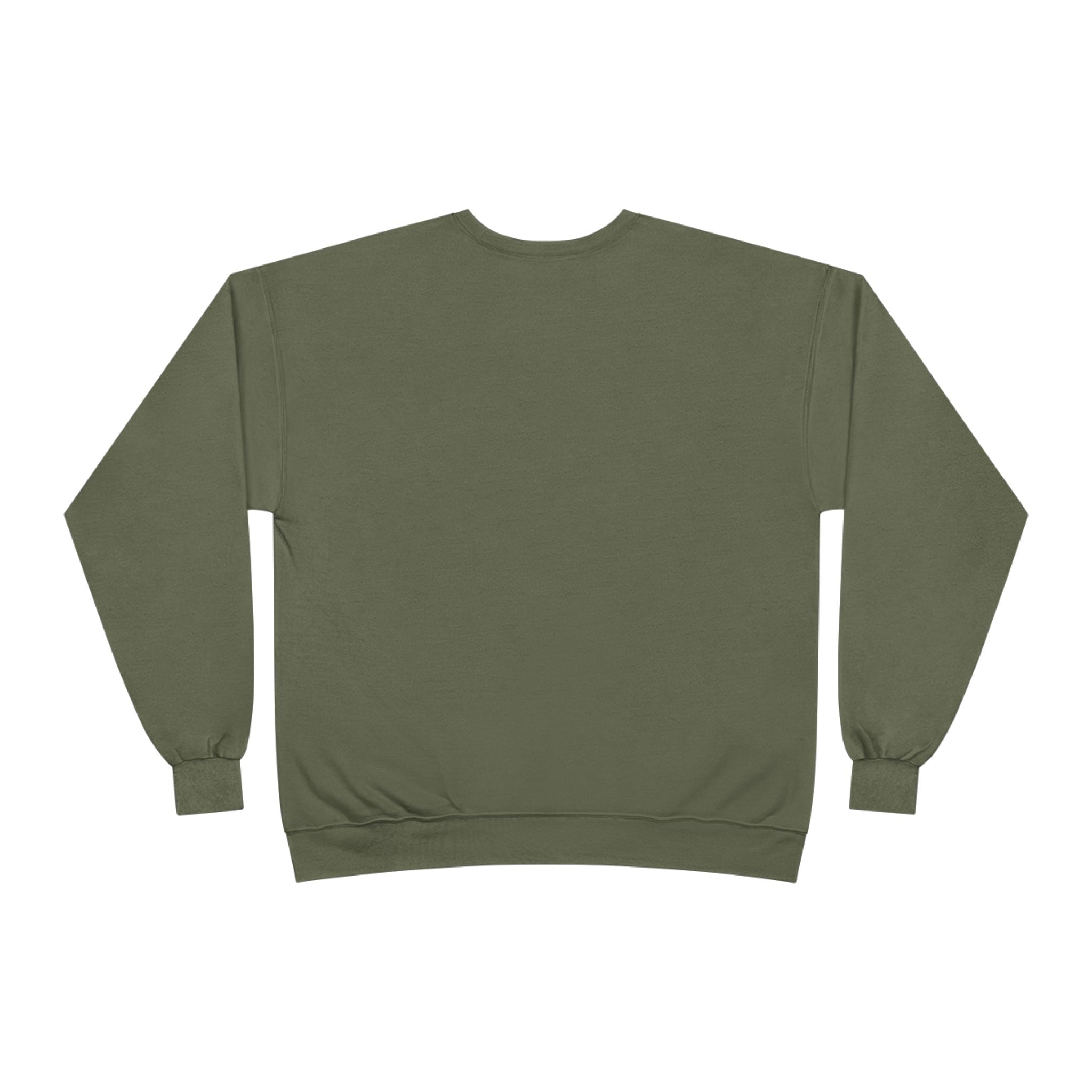 Jesus Crown Crewneck Sweatshirt — Gold Script Inspirational Pullover