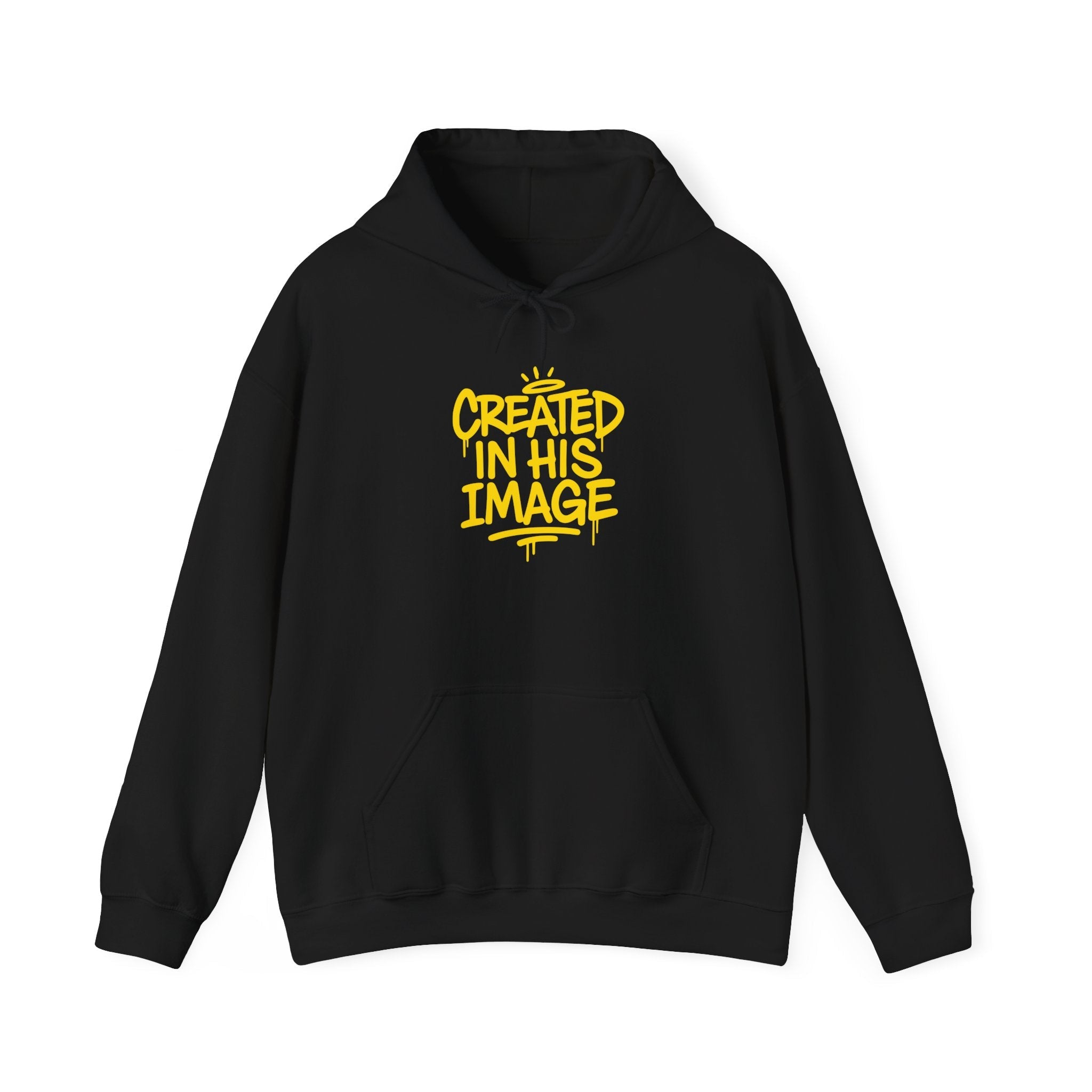 Created In His Image Hoodie — Genesis 1:27 Inspirational Pullover