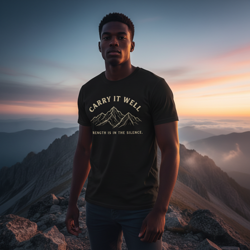 Carry It Well Tee — Mountain Strength Graphic T-Shirt | Wear Your Worship