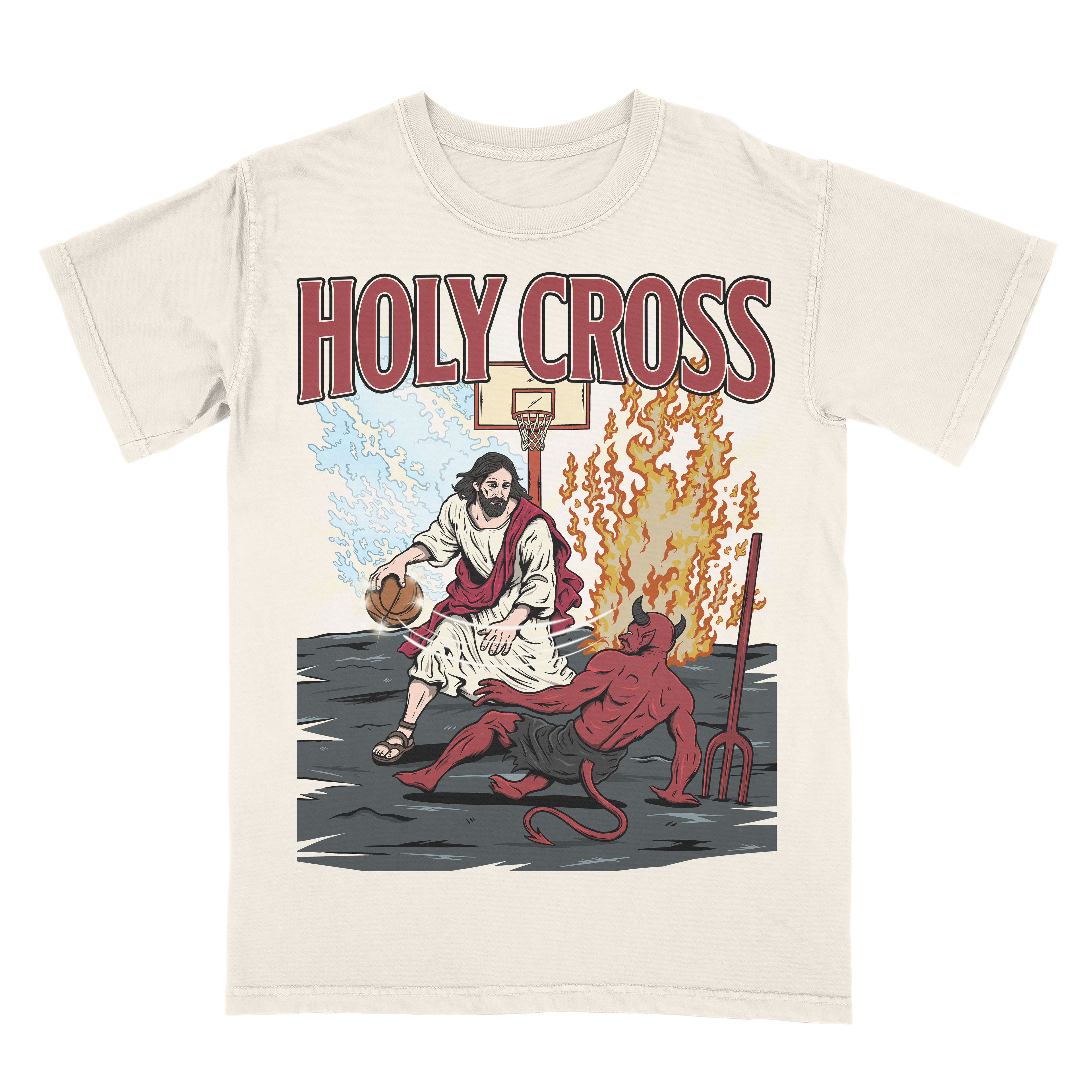 Holy Cross Limited Edition Christian Basketball Graphic T-Shirt